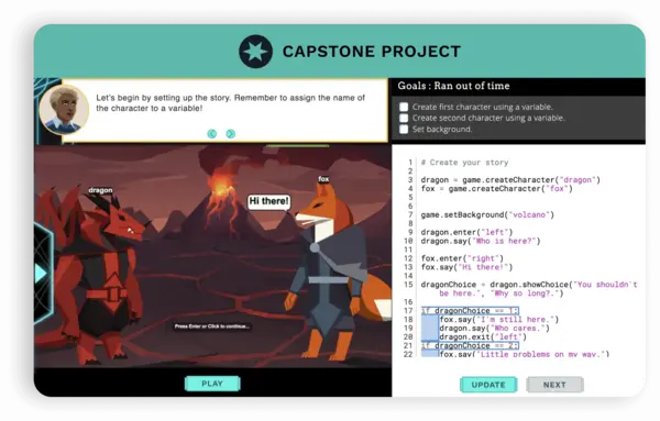 CodeCombat - Coding games to learn Python and JavaScript